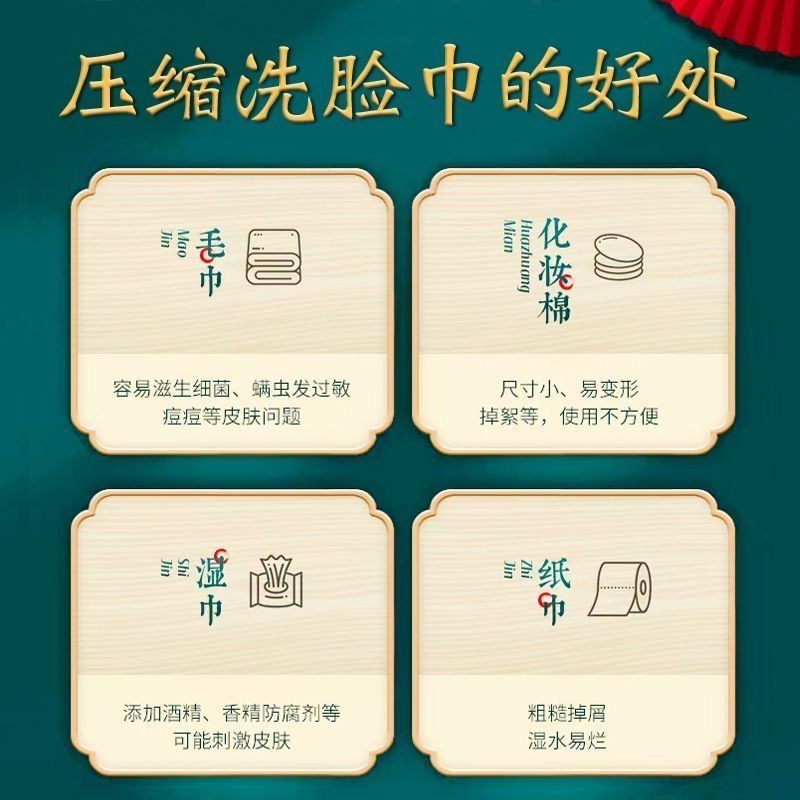 现货名创优品适配加大加厚压缩毛巾一次I性纯棉洗脸巾旅行糖果便