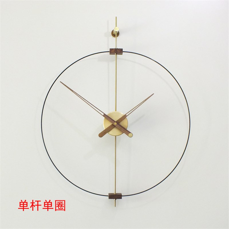 西班牙nomon挂钟o客厅家用时尚个性极简挂表轻奢简约餐厅大气钟表