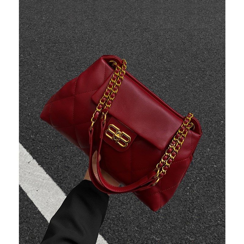 大容量包包女平时可用红色婚包结婚女包单肩腋下包手提新娘包,箱包皮具/热销女包/男包,腋下包,淘宝优惠券,粉丝福利购,淘宝优惠卷