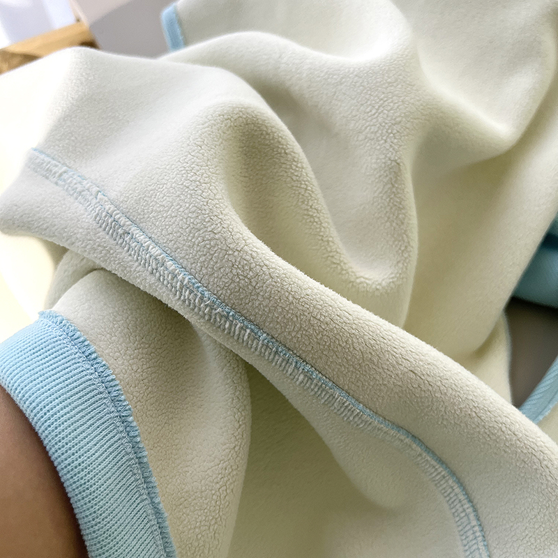 加绒加厚无袖卫衣马甲女2022秋冬坎肩连帽外套韩版休X闲运动背心