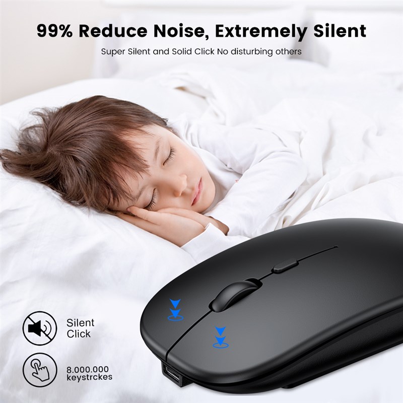 极速Wireless Mouse Computer Bluetooth Mouse Rechargeable Mou