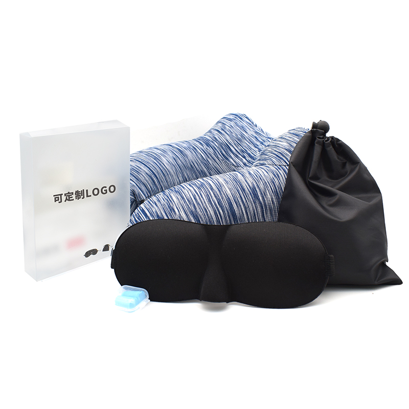 充气枕头u型枕吹气旅行枕坐车护颈枕脖子U形枕头颈部靠枕定制LOGO