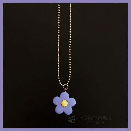 Japanese male clavicle chain lovely student girl heart