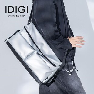 IDIG高级感男女运动健身包干湿分离大容量单肩斜挎包旅行包手提包