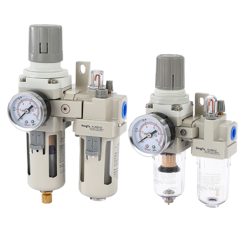 AC系列二联件手动排水调压过滤阀空气过滤组合气源处理器气动元件