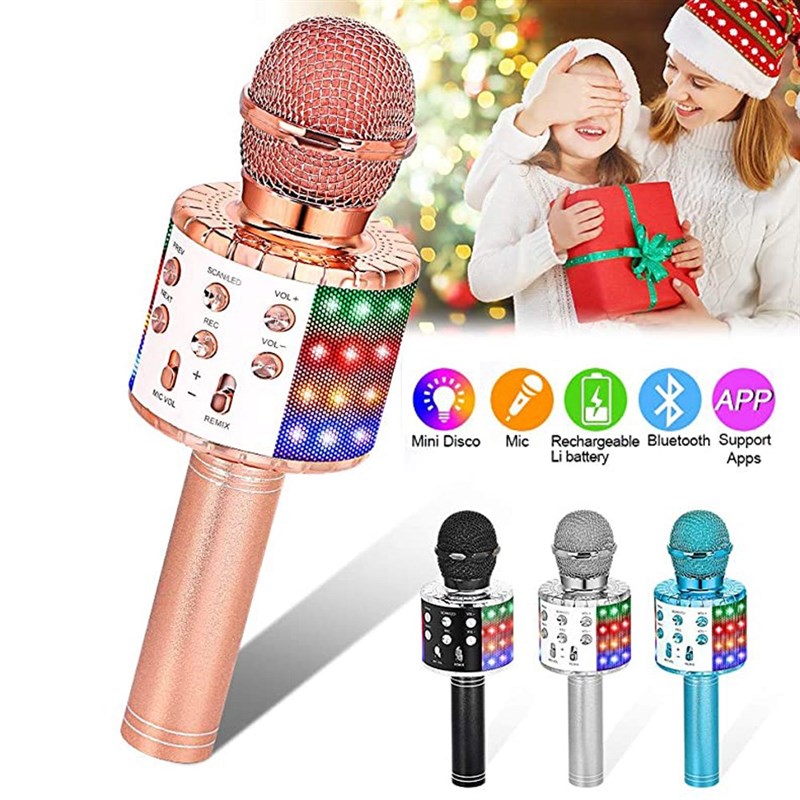 推荐4 in 1 bluetooth microphone wireless professional conden