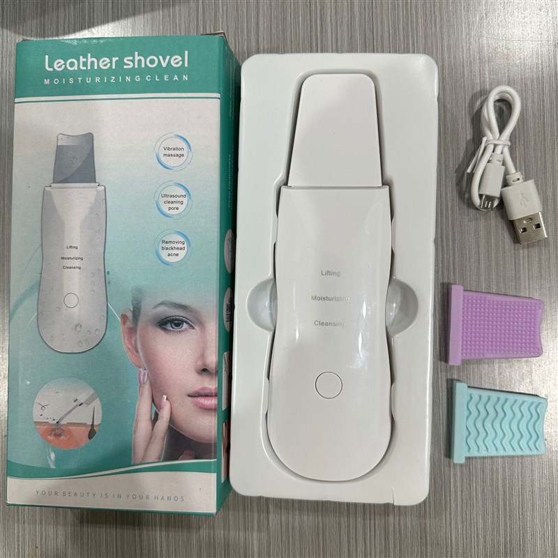 新品超声波铲皮机 去黑头脸部粉刺吸黑头毛孔清洁器美容仪器