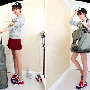 超轻大号容量出国行李托运包32/36/40寸拉杆箱万向轮帆布旅行箱包