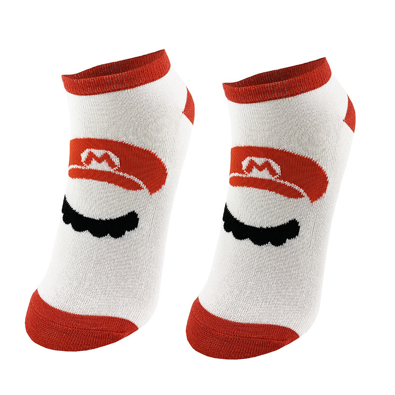 推荐Super Mario Brother Socks Luigi Toad Cartoon Socks Pure