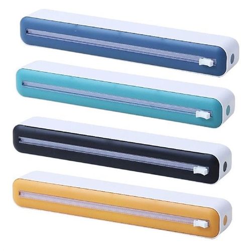 Saran Wrap Dispenser with Slide Cutter Magnetic Refillable W