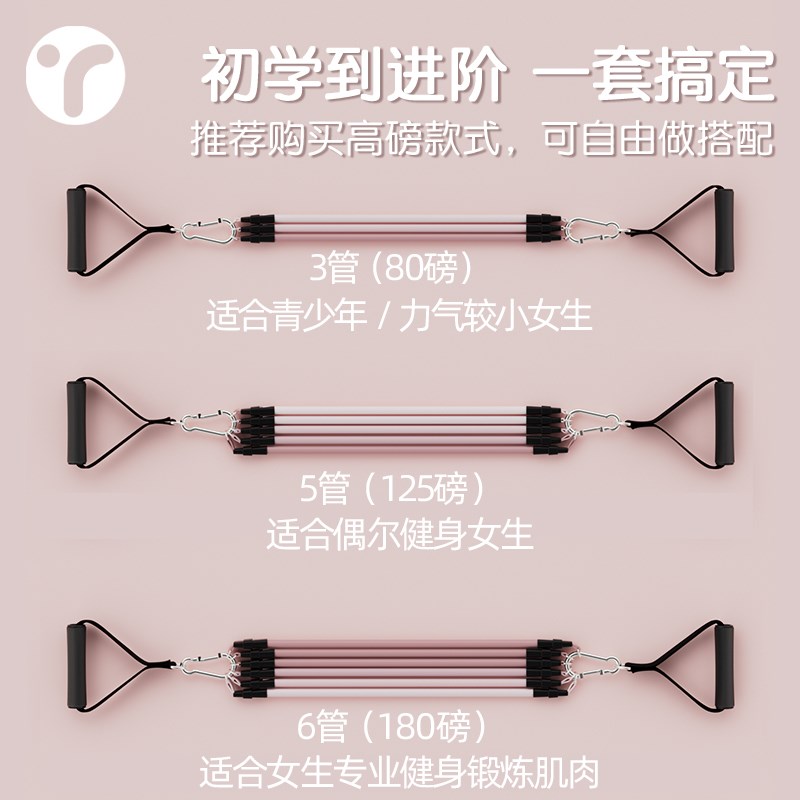 家用健身弹力带女弹力绳高位下拉挂门悬挂训练带拉背神器运动器械