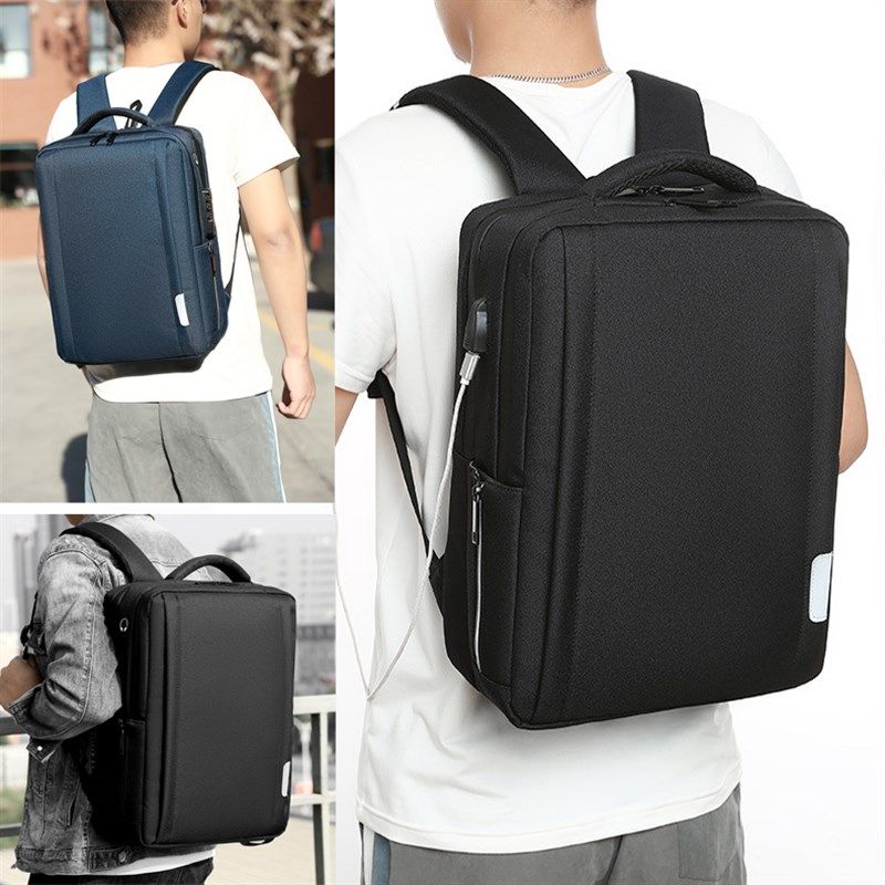 17.3英寸双肩背包定制印logo笔记本电脑包15.6男防盗书包商务休闲