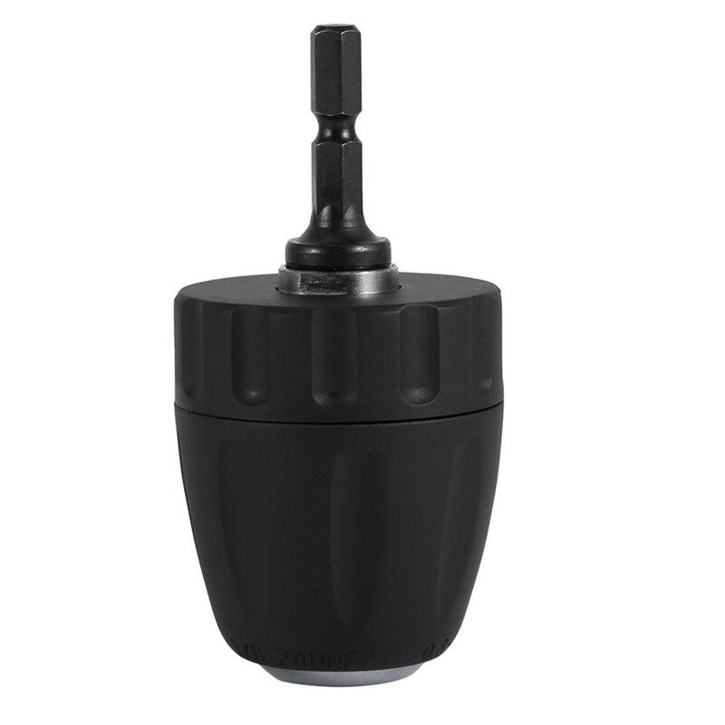 *3/8-24NF 0.8-10MM Hex Shank Keyless Drill Bit Chuck  w/ 1/4