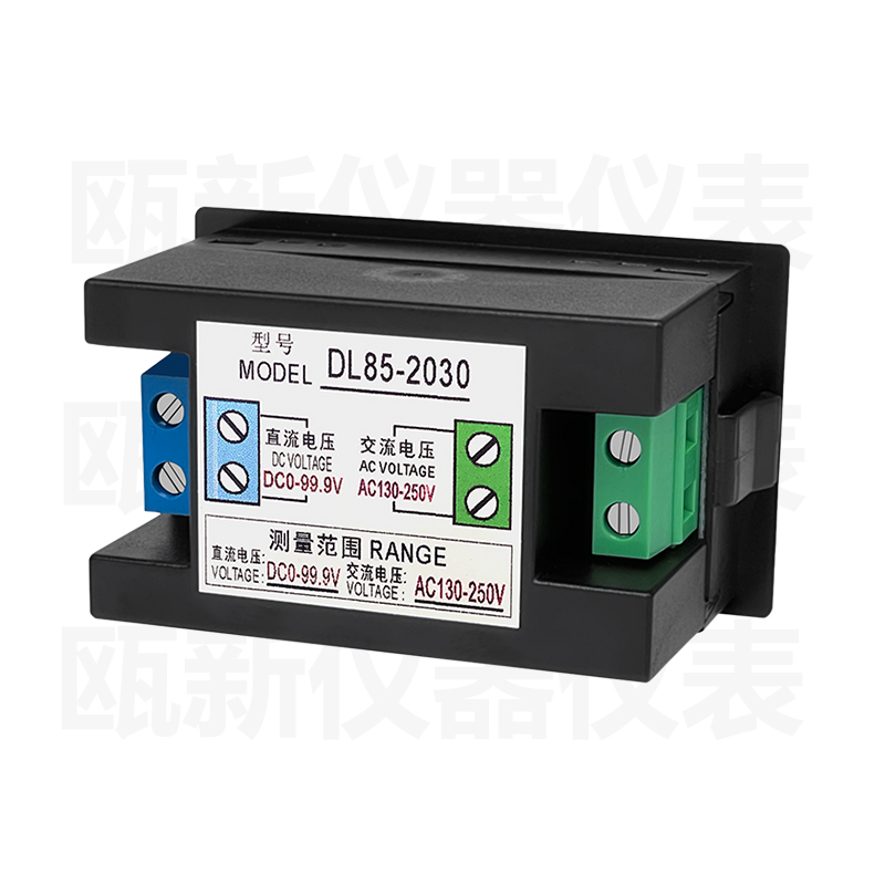 交直流数显电压表AC110V250V直流DC0-100V600V双Q显表头DL85-2030