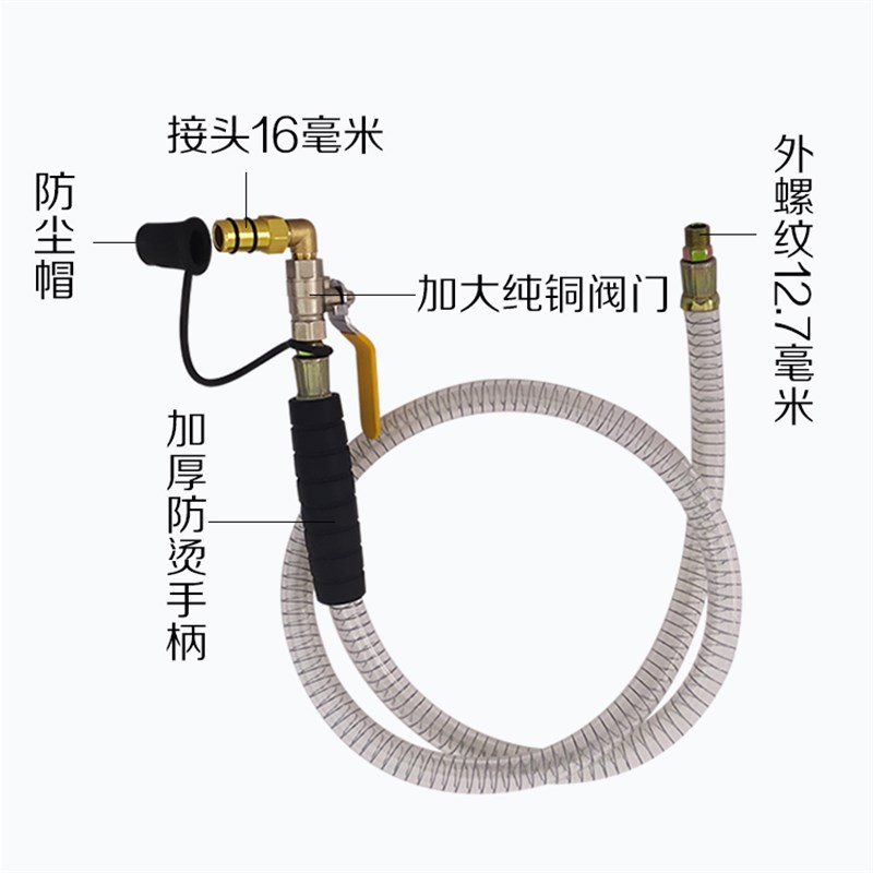 新品换机油抽油管发动机神器配件透明耐高温M软吸管接油机量杯配