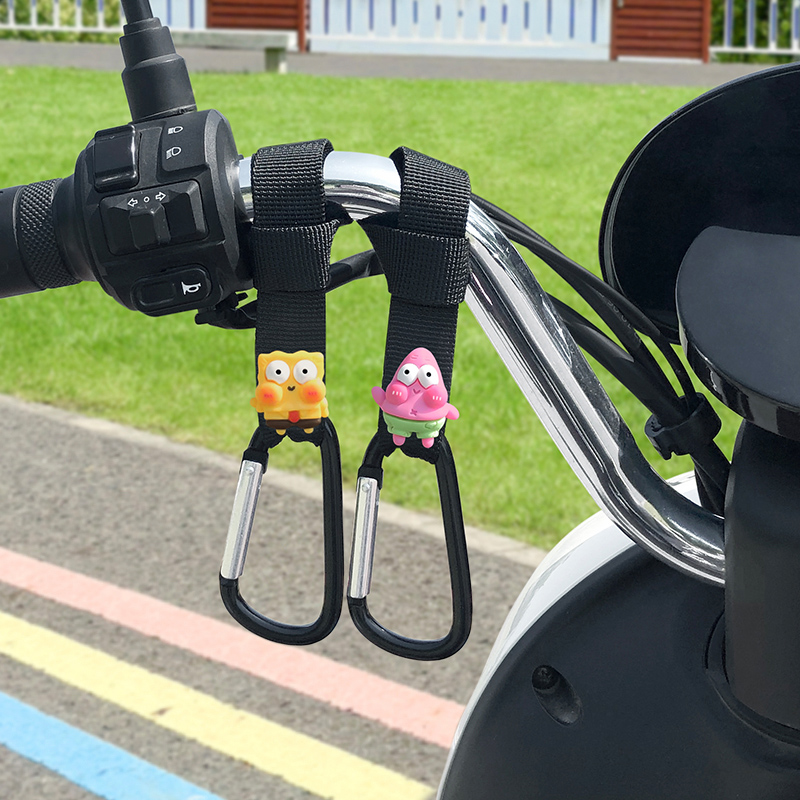 电动车挂钩前置通用电瓶自行车前面中间挂扣摩托车外卖头盔置物钩