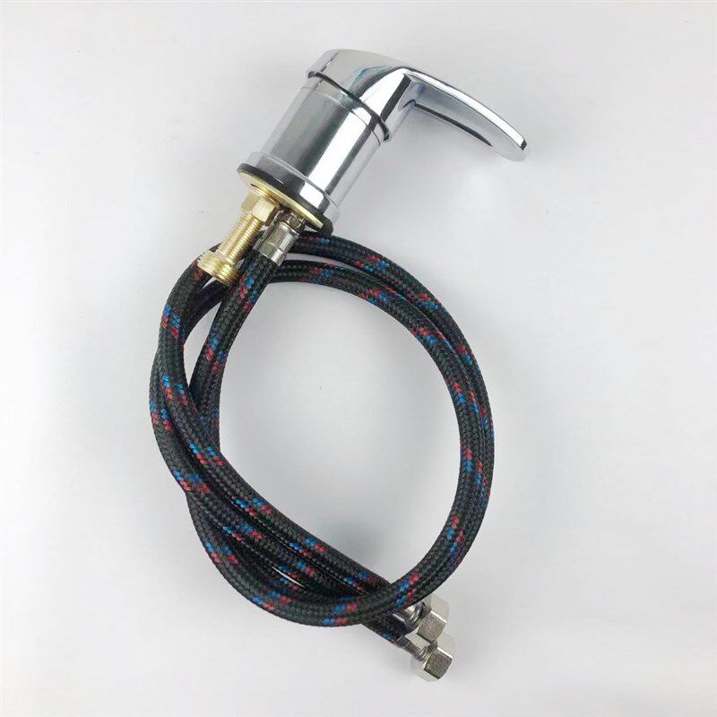 洗头床水龙头理发店美发店开关冷热混k水阀手拧混合阀发廊通用