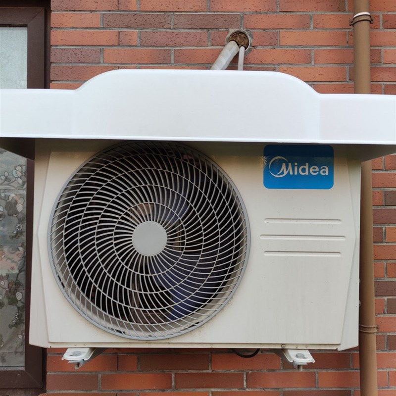 空调外机罩1-2P塑料防雨罩防晒挡板外挂机盖板保护防护罩室外防尘