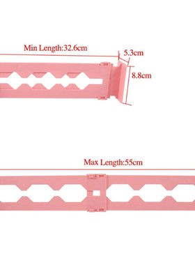 Adjustable Plastic Drawer Dividers Organiser Desktop Drawer