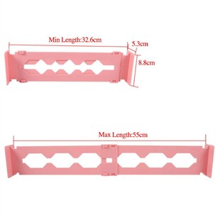 Adjustable Plastic Drawer Dividers Organiser Desktop Drawer