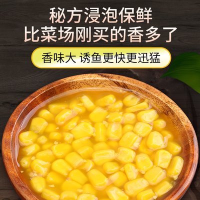 新鲜嫩玉米饵料野钓鱼玉饵粒米窝料攻大物zY6BGTB4翘嘴P草青鳊鱼