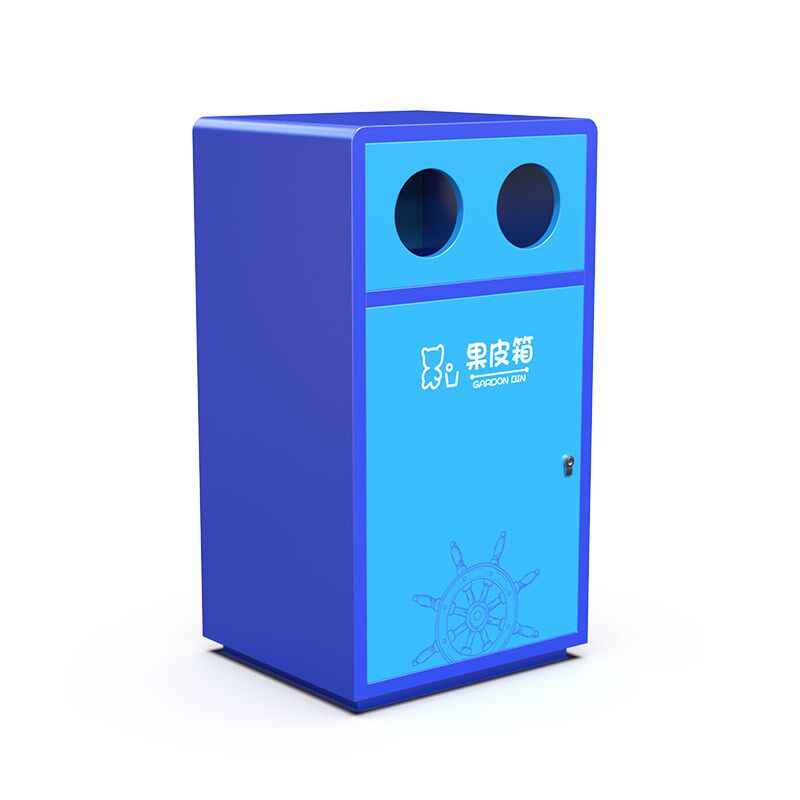 公园户外大垃圾桶游乐场卡通不锈钢果皮箱学校景区室外环卫垃圾箱