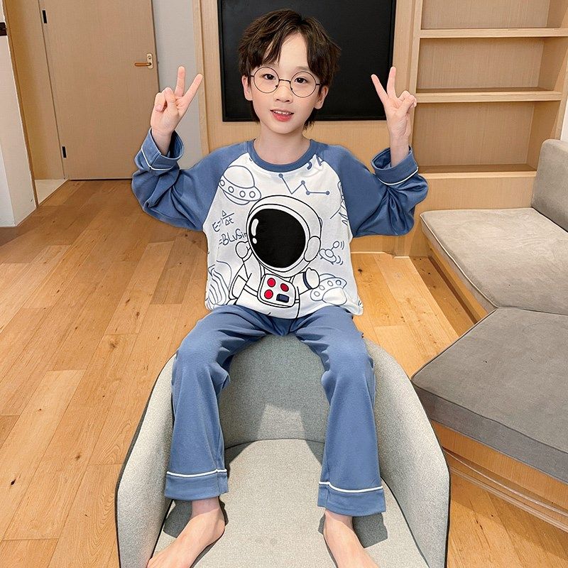 儿童睡衣男童春秋季款2024新款薄款卡通长袖男孩大童青少年家居服,童装/婴儿装/亲子装,家居服套装,淘宝优惠券,粉丝福利购,淘宝优惠卷