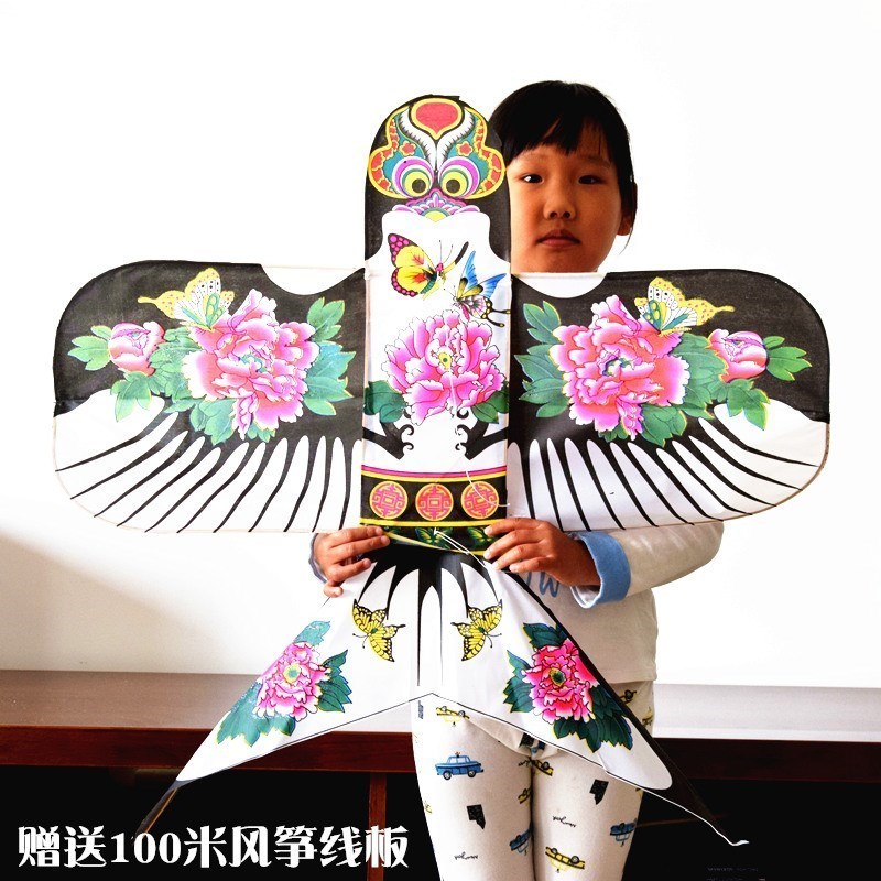 沙燕风筝潍坊传统纸鸢燕子手工绘画空白涂鸦DMIY 出国礼物外事礼