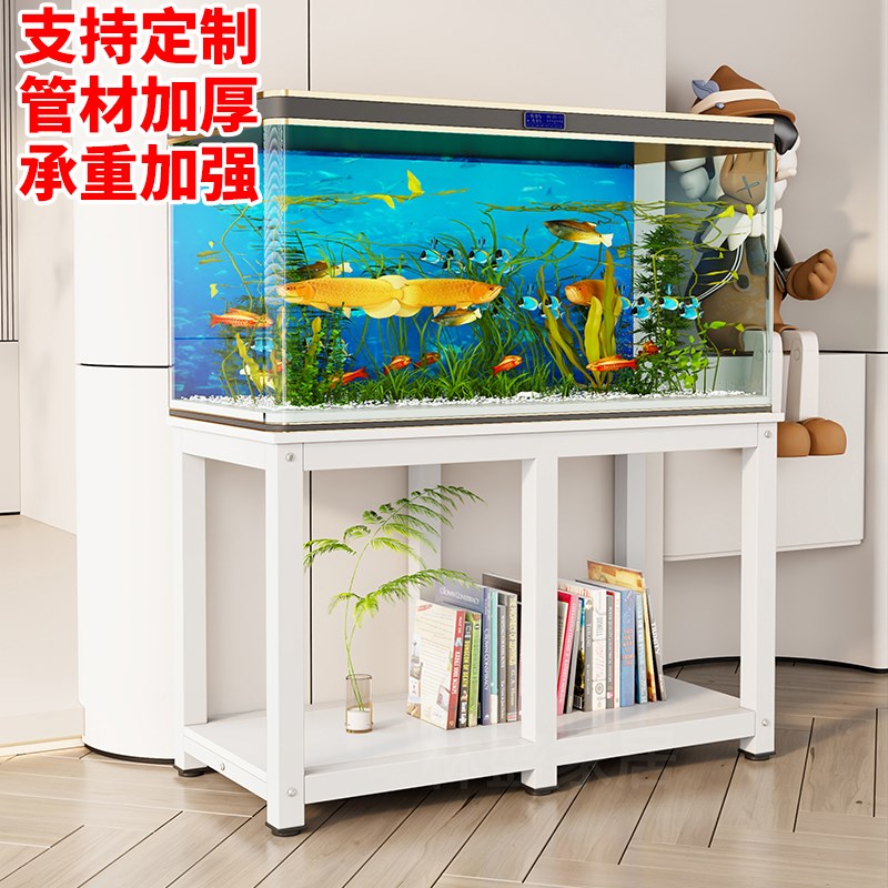 可定制鱼缸架子鱼缸桌子底柜底座小型金属碳钢L80cm水簇箱底架托