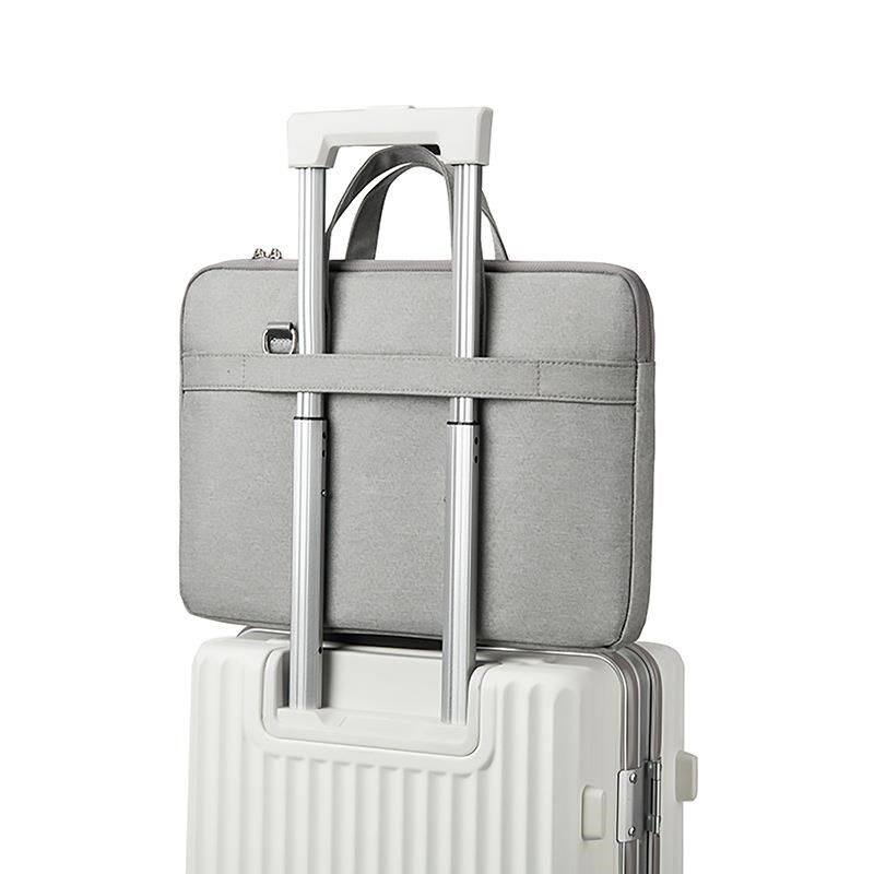 15.6寸笔记本电脑包简约手提包商务手提斜挎公文包可加印logo