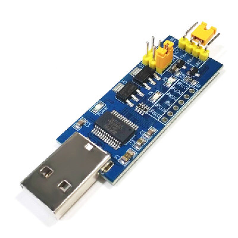 USB转TTL串口小板5V2F3.3V2F1.8V电平下载烧录线FT232RL串口模块