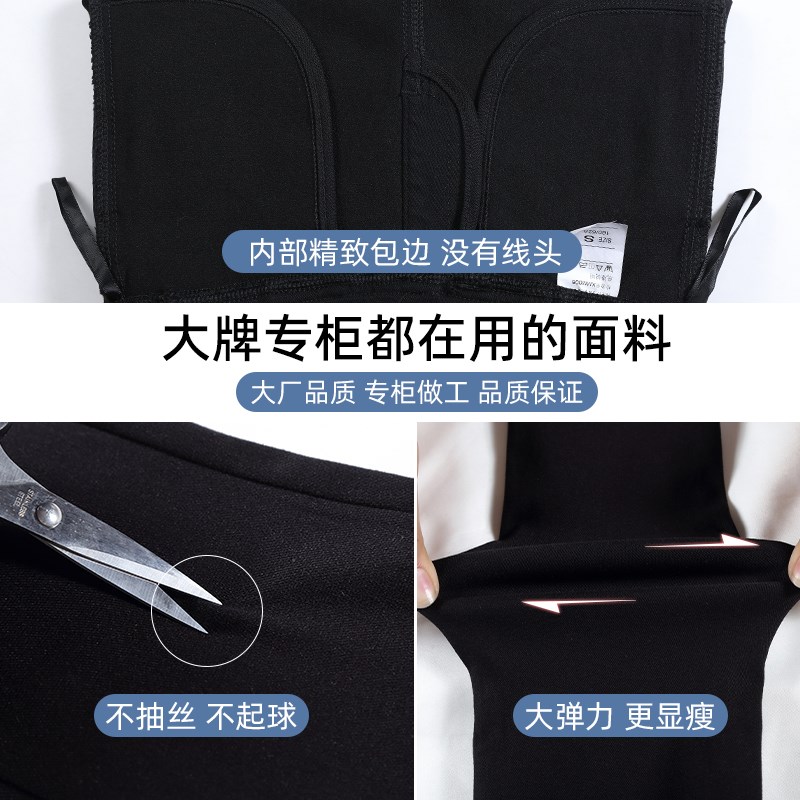 黑色牛仔裤女夏薄款n小个子八分打底裤女外穿高腰显瘦九分铅笔裤