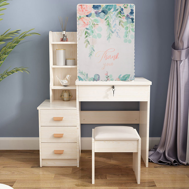 梳妆台镜子帘 化妆镜遮挡帘柜z帘魔术贴衣柜防尘卫生门风水门帘