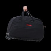 韩版 旅行拉杆包女轻便大容量防水行李包可折叠手提拖包登机拉包男