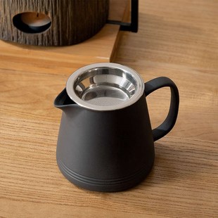 功夫茶具大号加厚公道杯紫砂朱泥家用全手工分茶器茶道配件公杯