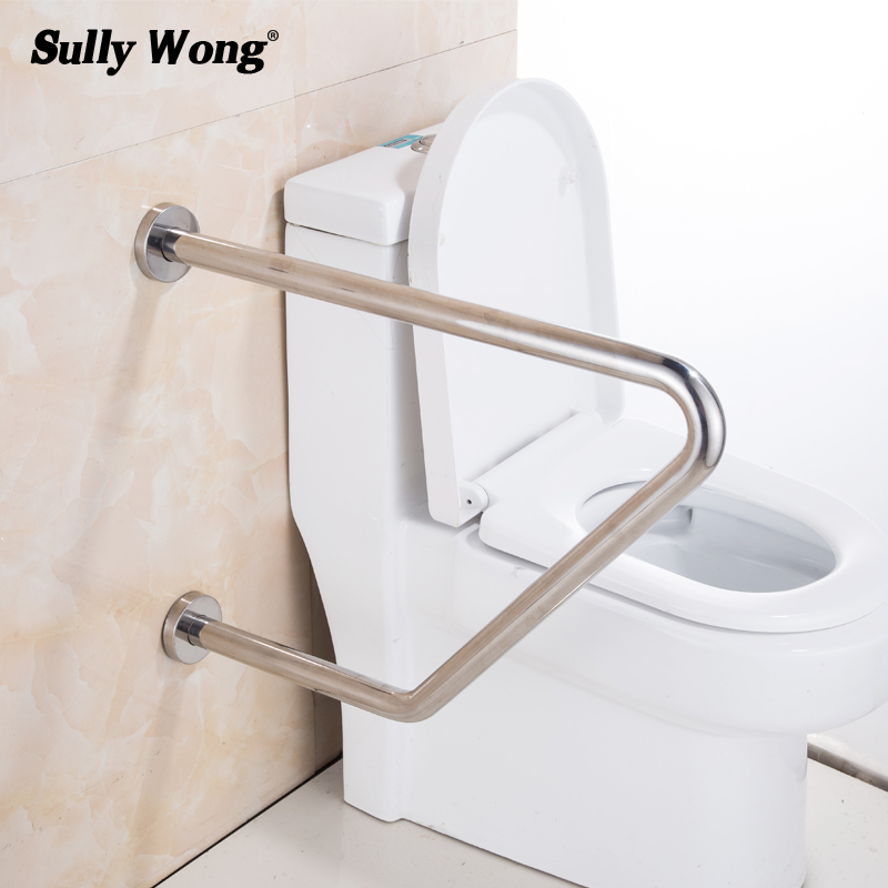 304不锈钢 T型 厕所防滑栏杆残疾人老人马桶坐便器安全无障碍扶手