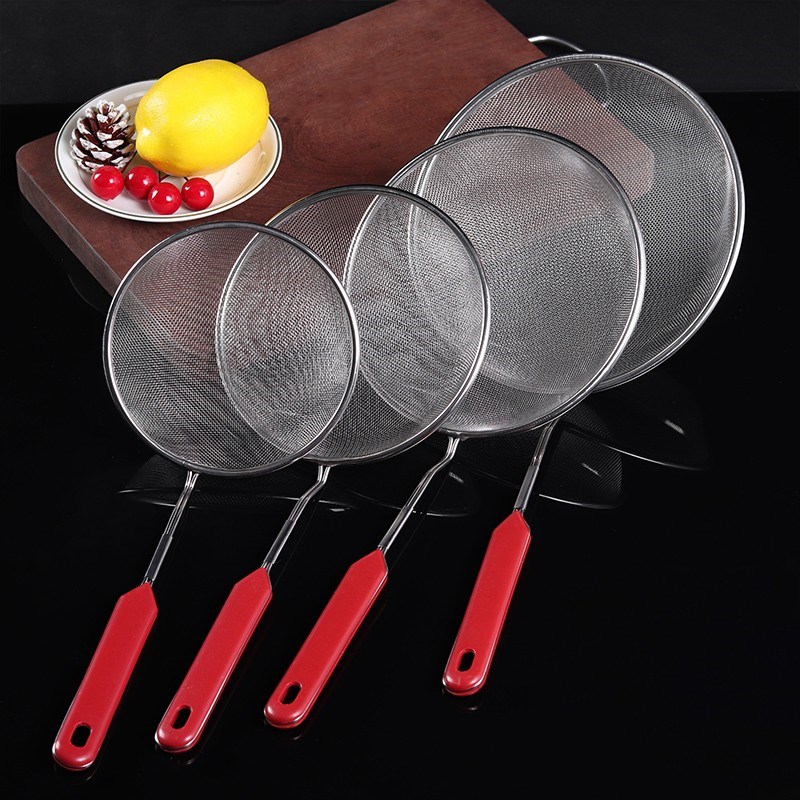 Flour sieve stainless steel hand held baking household sand