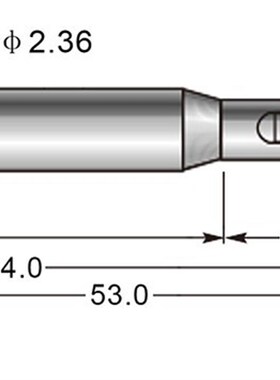(100支)55mm长尖头三尖头 1353L 银色加长探针 测试针 弹簧针