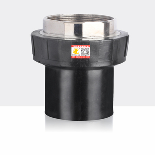 速发对接PE内丝直接75 90钢塑转换110给水PE水管自来水管PE管接头