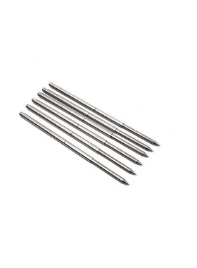 (100支)55mm长尖头三尖头 1353L 银色加长探针 测试针 弹簧针