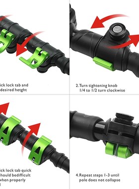 for Nordic walking sticks camping hiking ltralight Adjustabl
