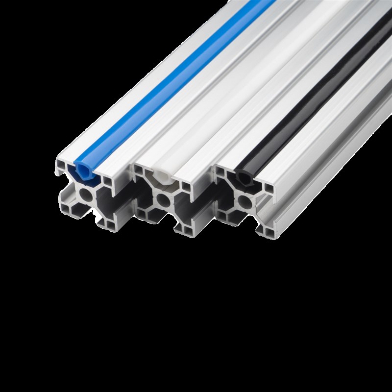 PVC软胶条2020 3030 4040工业铝型材装饰密封平压槽条S4/6/8/10mm