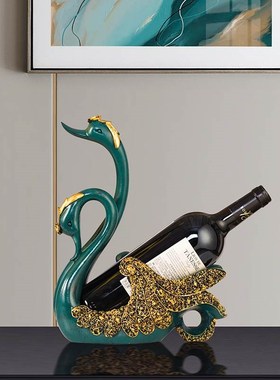 创意红酒架摆件家居客厅酒柜葡萄酒架子装饰品欧式餐边柜桌面酒托