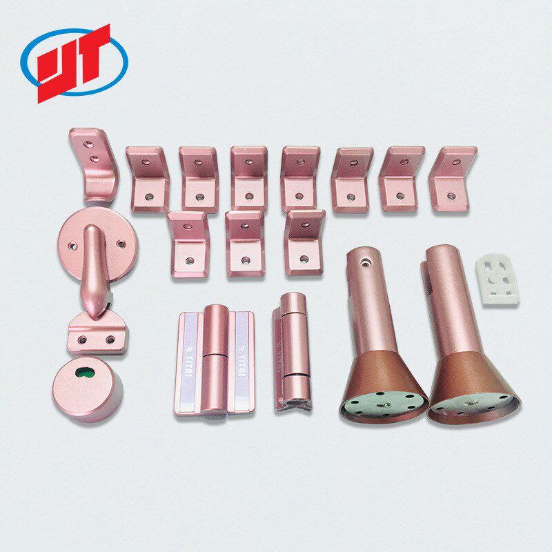 公共卫生间隔断配件套装 铝合金浴室隔断门卫浴五金套件