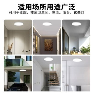 led声控楼s道楼梯过道家用入户走廊雷达红外人体感应 感应吸顶灯