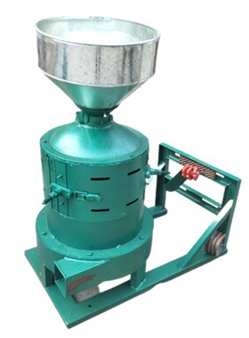 立式砂辊碾米机 电动家用谷子磨米机 三相电砂轮去皮磨米机