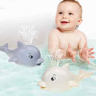 新品.Baby Bath Toys Dolphin Bathtub Toy for Toddlers Boys Gi