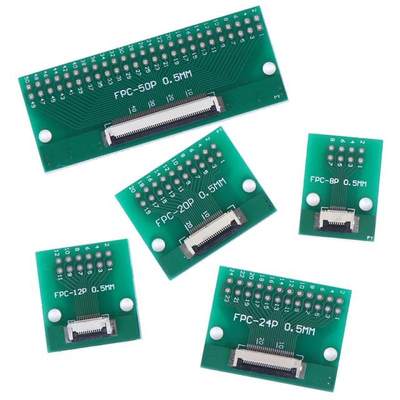 速发1PCS NEW 0.5mm FFC FPC to DIP 2.54mm PCB Converter Board