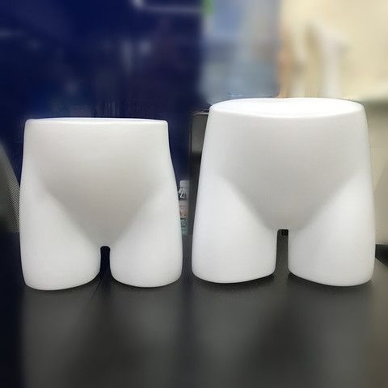 白色儿童模特道具小孩子内裤模特下半身裤台臀模屁股展示台