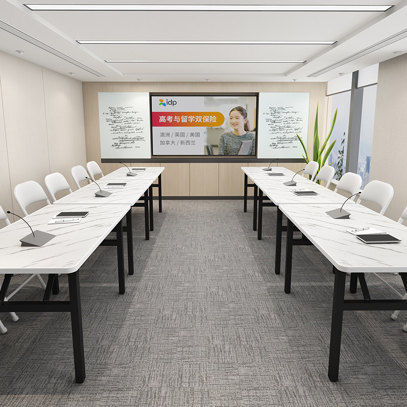 折叠桌家用简易长方形培训桌简约电脑桌户外摆摊会展桌子宿舍餐桌